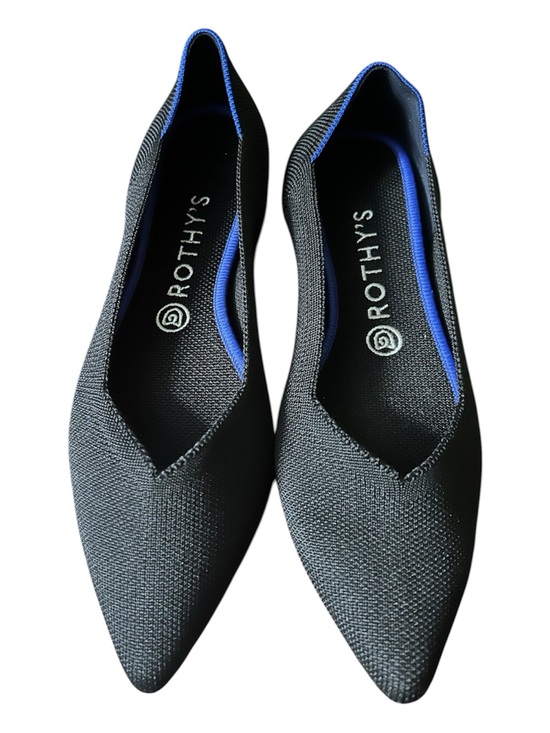 Rothy's Shoes - NWOT Rothy's Black The Point Women's Slip-On Pointed-Toe Flats Size 9.5